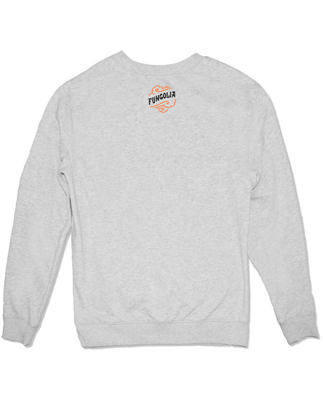 <Ab 005a> Fungolia Fleece Sweatshirt - Monkey in the Wind (Grey)