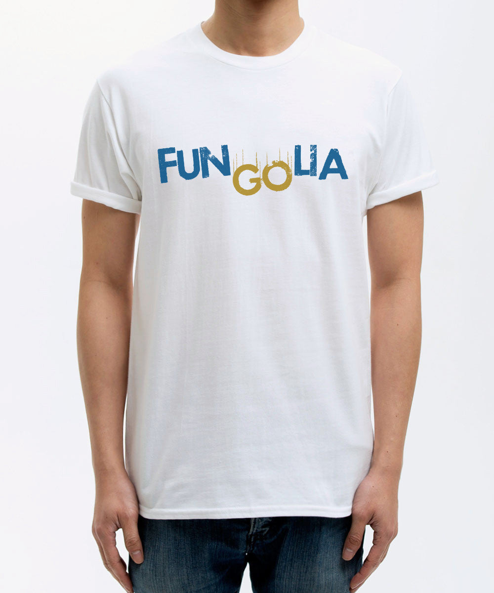 <S003>Fungolia Fun&Go Logo Tee (Navy & Brown)