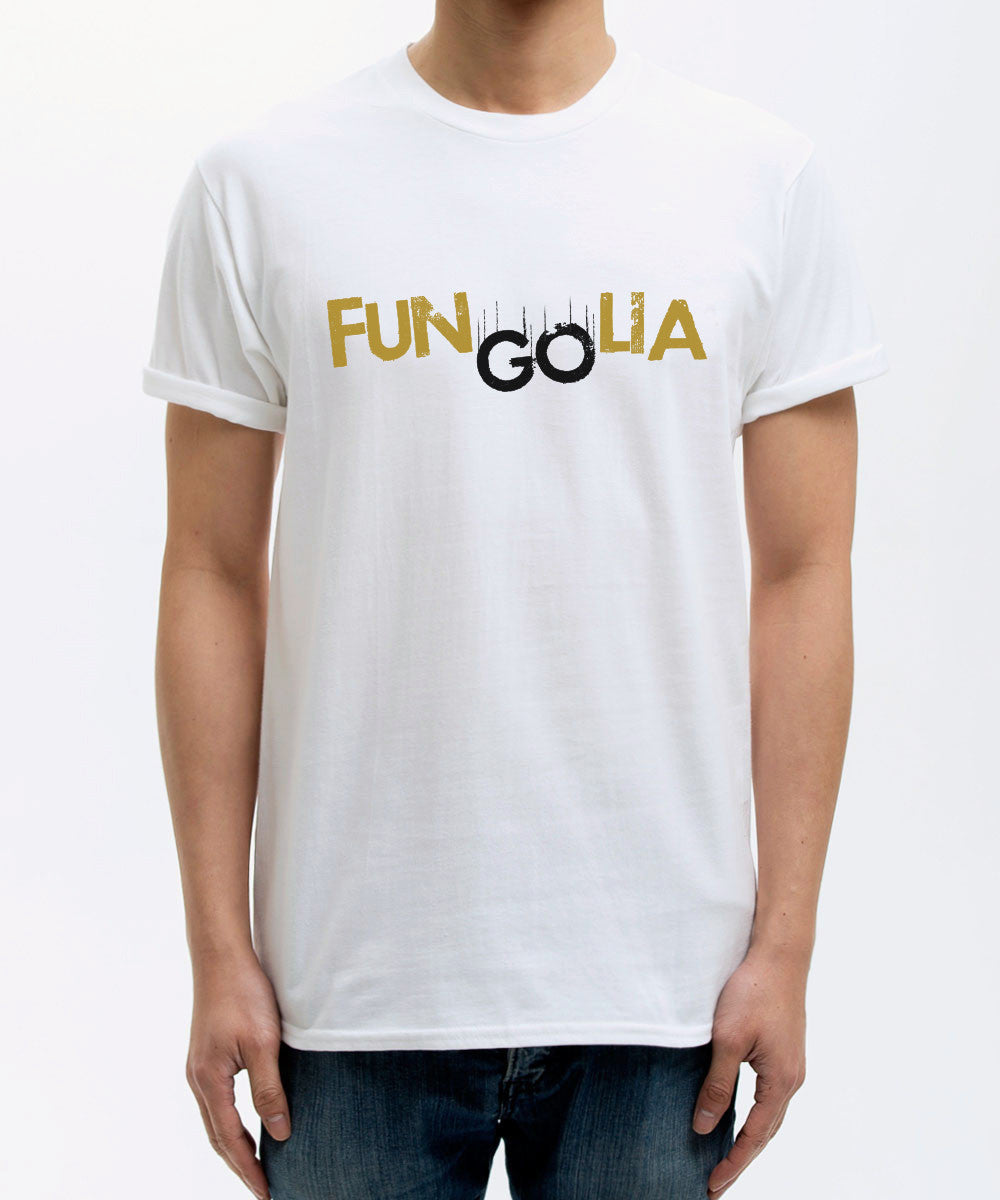 <S001>Fungolia Fun&Go Logo Tee (brown & black)