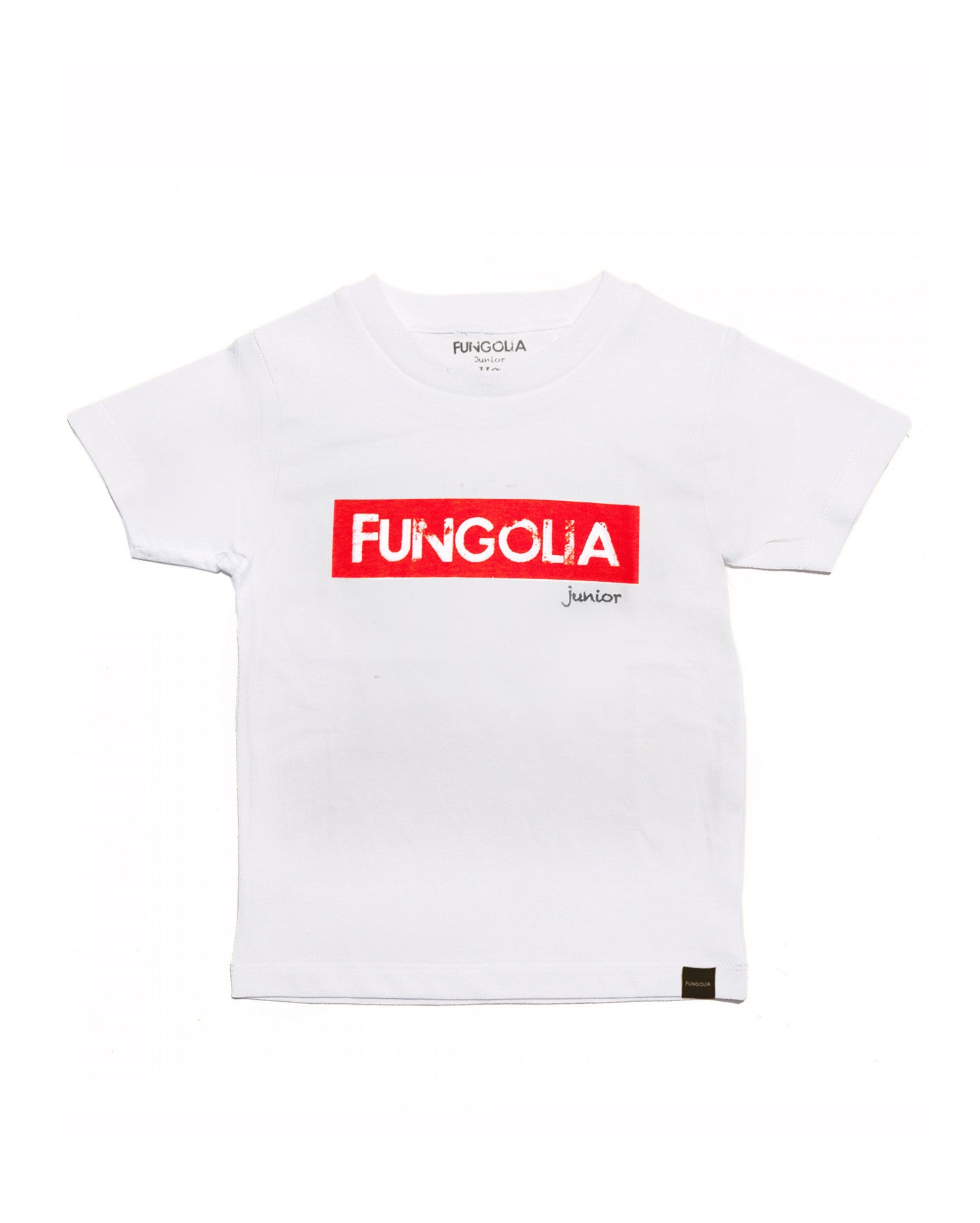 <AU12> Fungolia Junior Logo Tee (Red on White)