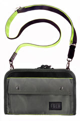 <A 000a001m06> Fungolia Gen2 Passport Holder <B>Regular Size</B> (Green/Neon Yellow)