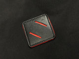 <A 000a001l03> LARGE SIZE Premium drawstring backpack (Black/Red)