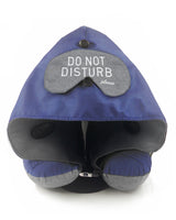 <A 000a001z9c> Fungolia MA-1 Memory Foam Travel Hoodie Pillow (Navy blue)