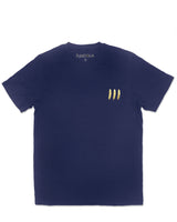 <A 073>Fungolia 2nd Anniversary Special Edition Gold Feather Tee (Navy)