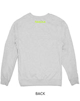 <Ab 11> Fungolia Classic Neon logo sweatshirt (light grey)