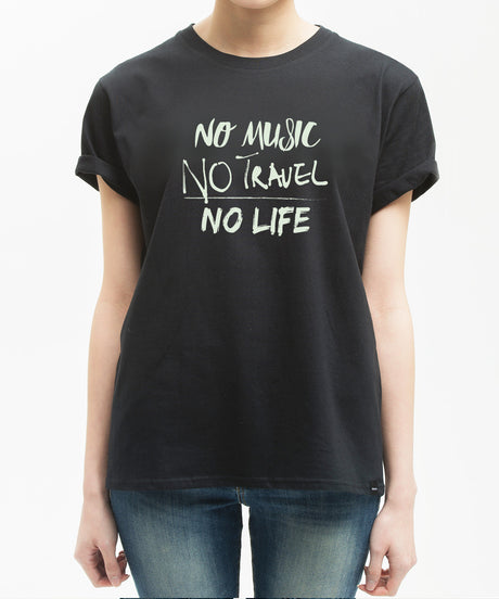 <t002i>沒有音樂就沒有旅行就沒有生活 Tee (Fungolia x Skullcandy) </t002i>