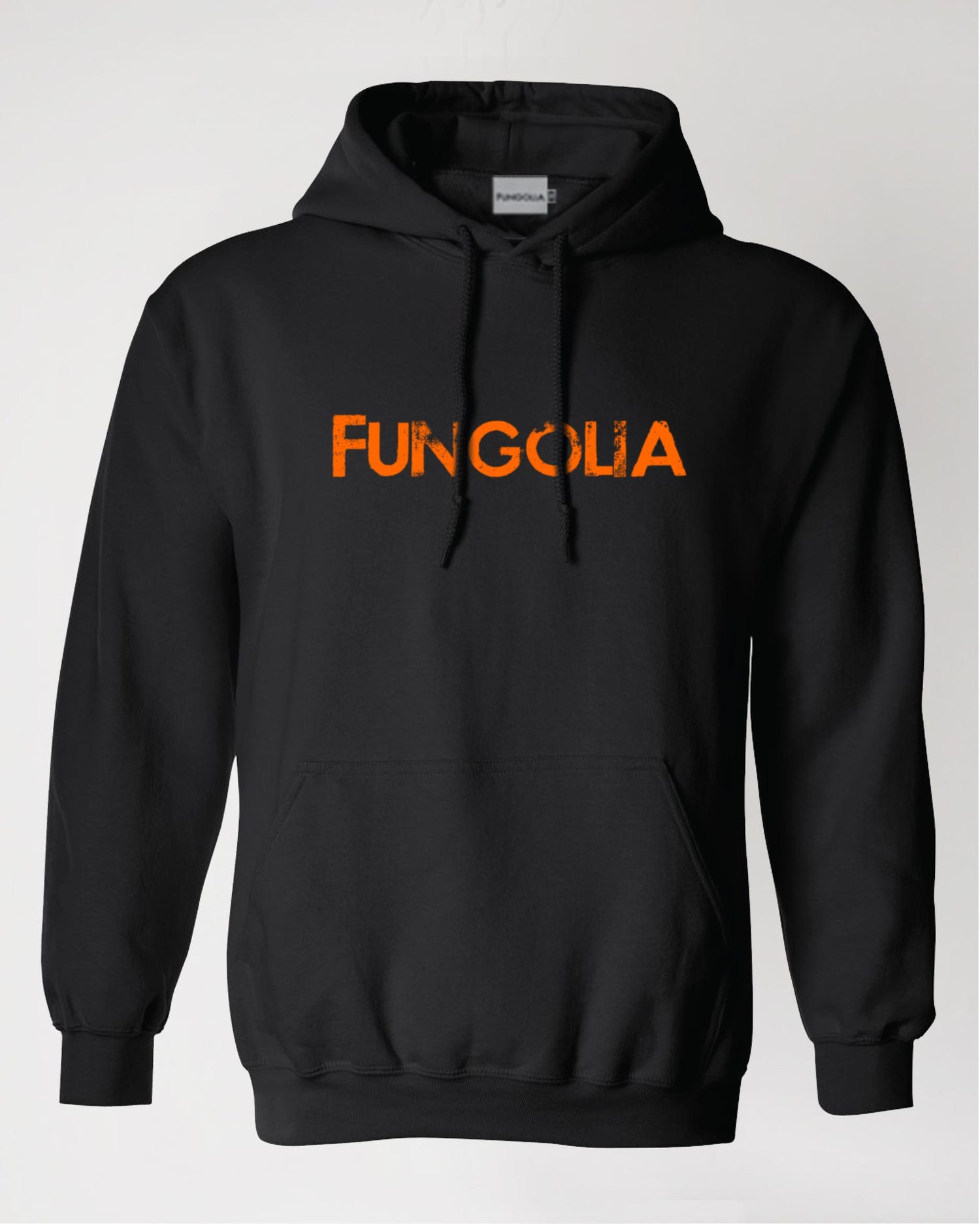 <X002> Fungolia Orange Logo Hoodie