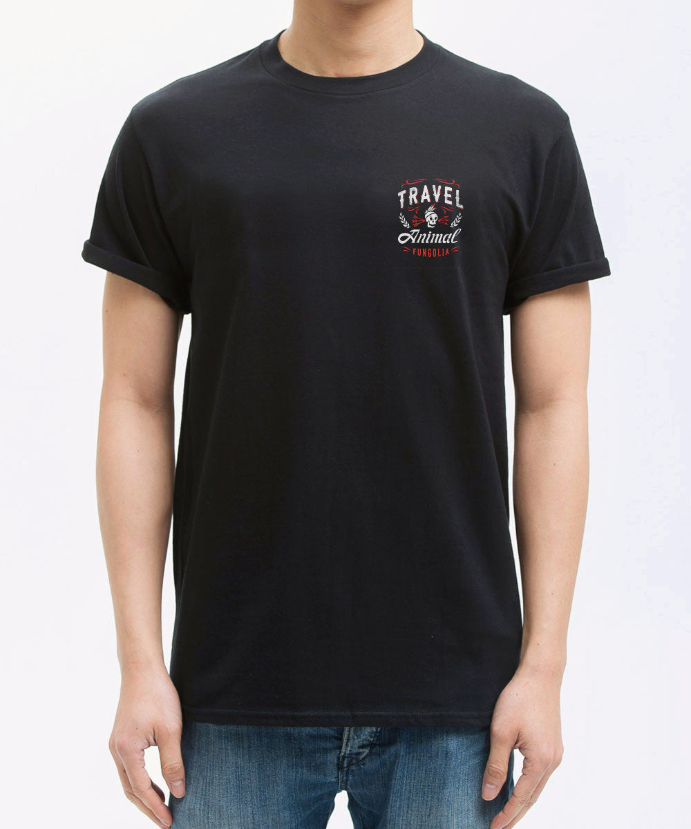 <A 096> Travel Animal - Skull (Black)