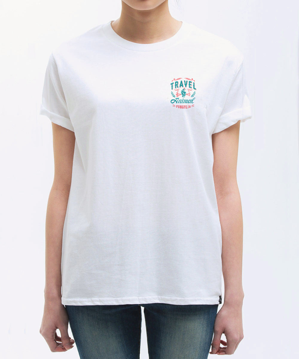 <A 097> Travel Animal - Skull (White)