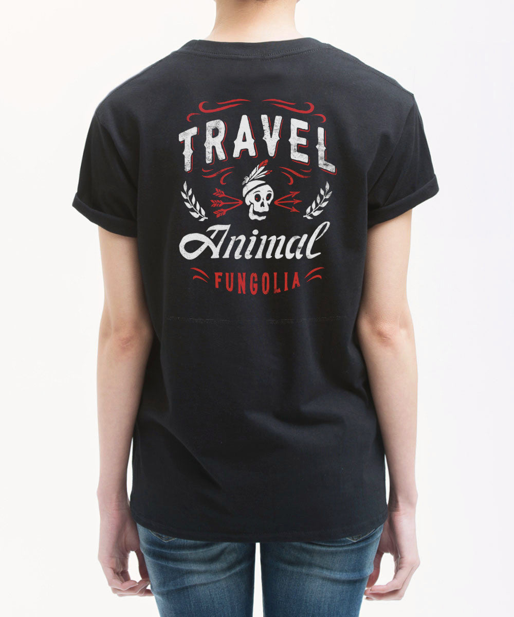 <A 096> Travel Animal - Skull (Black)