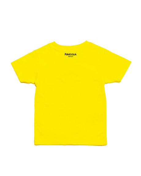 <A 000a94> Kids Travel Animal Tee (Black on Yellow)