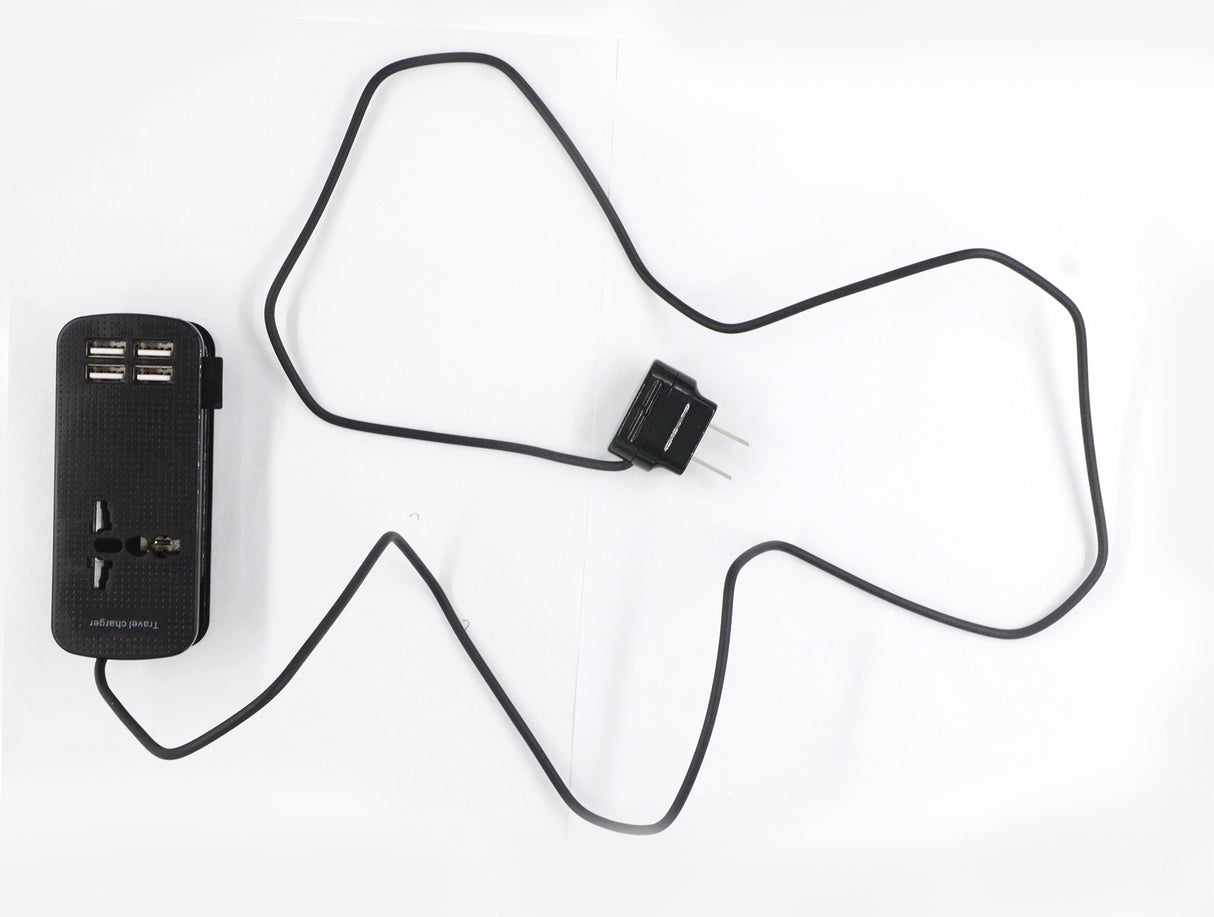 <A 000a001m09c> Fungolia Ultimate Charging Kit - Black (Pouch+Adaptor+Extension Cord Charger)