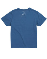 <zzK11a Aa 005>Fungolia Garment Dyed Tee (Blue) - Feathers print