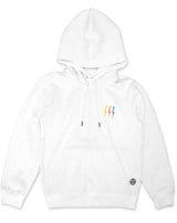 <ab 14c>Fungolia fleece Hoodie - Thunderbolt (White)