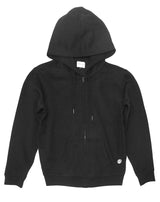 <Ab 24> Fungolia Fleece Zip Up Hoodie - Plain (Black)
