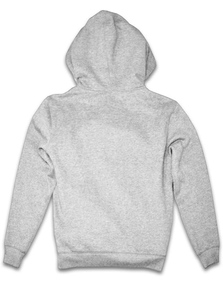 <Ab 25> Fungolia Fleece Zip Up Hoodie - Plain (Grey)