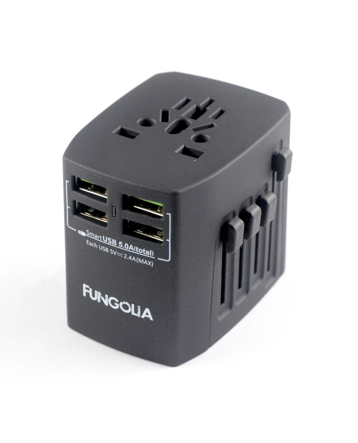 <A 000a001m09c> Fungolia Ultimate Charging Kit - Black (Pouch+Adaptor+Extension Cord Charger)