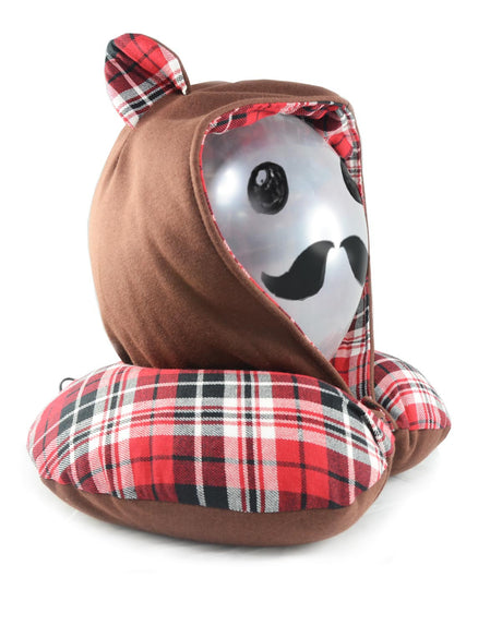 <ap2> Special Edition "Teddy" Memory Foam Travel Hoodie Pillow by Alfalfa
