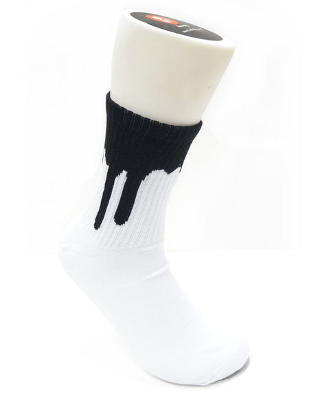 <A 000a009a> Fungolia Socks - Drip (Black)