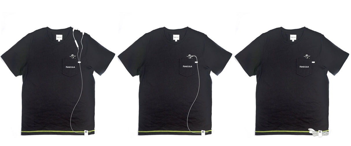 <A 001a24>Muse Pocket Tee - Black (Birdy)