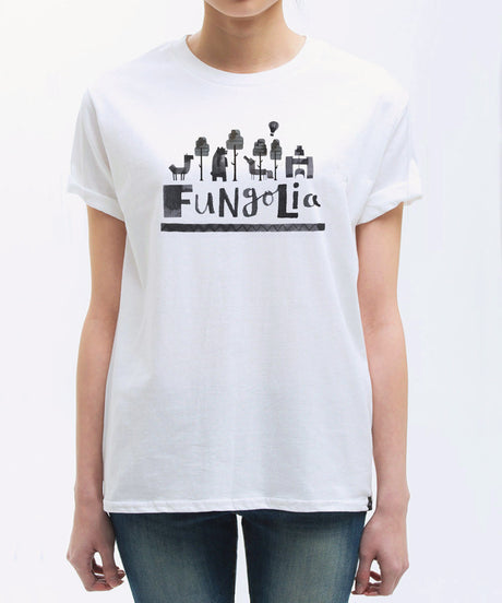 <p001>Fungolia Destinations Tee - Fungolia Country by Andrew Fox </p001>
