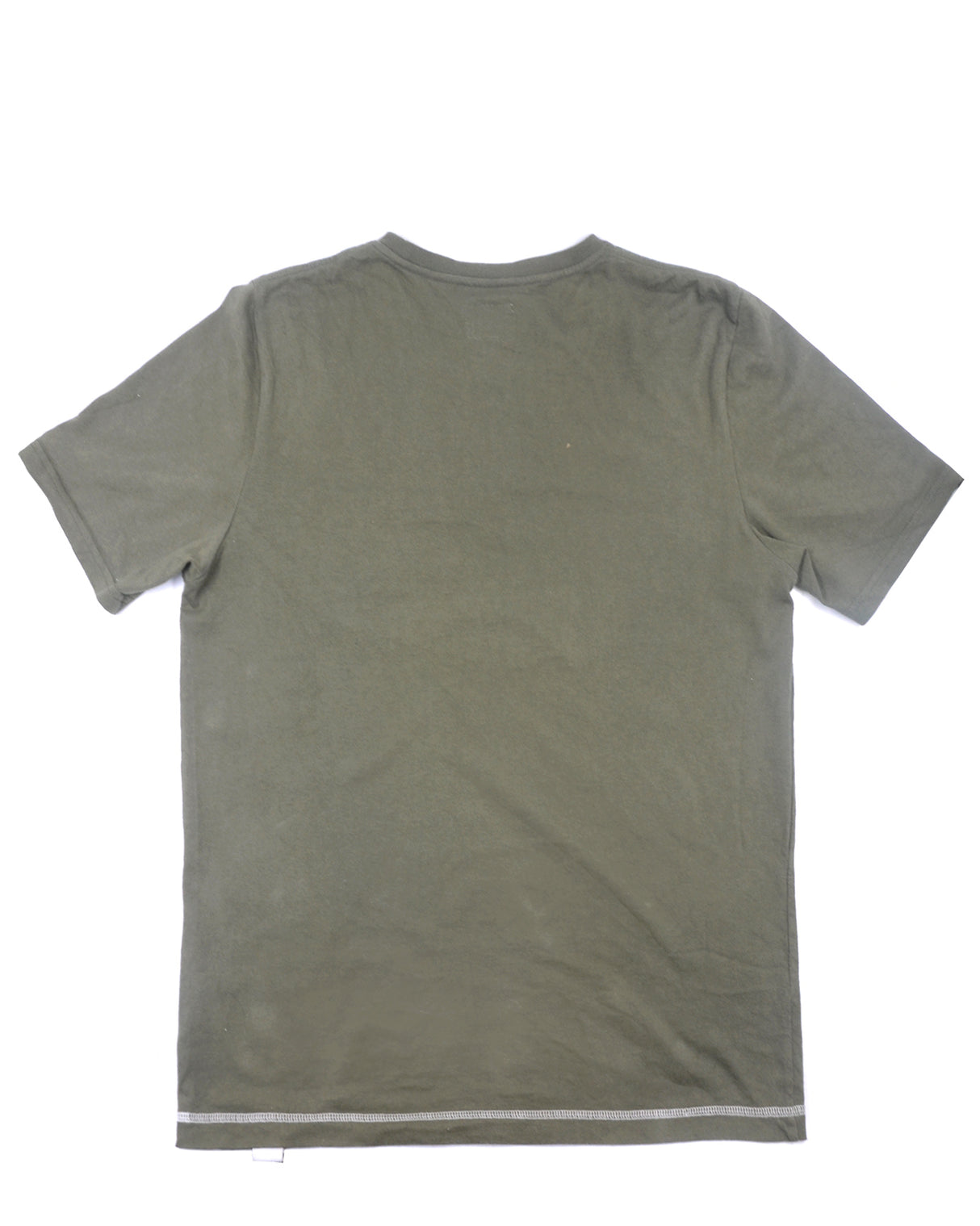 <A 056>Muse Pocket Tee - Military Green (Smiley Face)