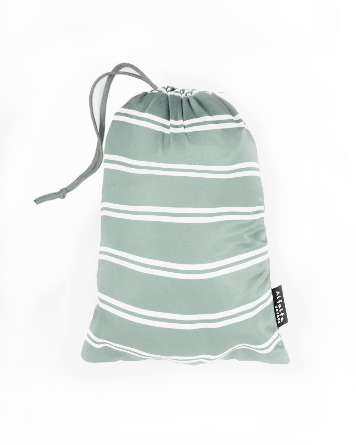 <A 000a61>Stripe Hoodie Pillow - Grey/White Stripe