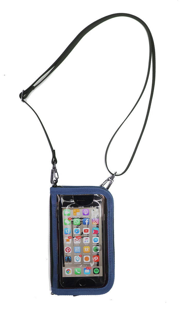 <A 000a001z7> Fungolia Smartphone Charging Pouch  (Navy)