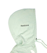 <A 000a001y6c1a>Fungolia Big Hood French Terry Hoodie - Large Feathers (Light Green)