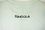 <A 000a001y6c1b>Fungolia French Terry Crew Neck Sweatshirt - Small Feathers (Light Green)