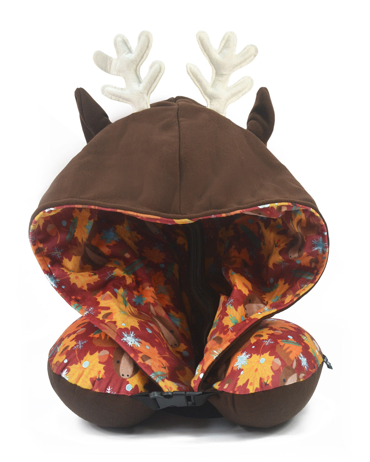 <A 000a51>"Moose & Maple" Memory Foam Travel Hoodie Pillow