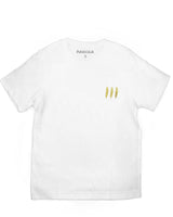 <A 001a11> Fungolia 3rd Anniversary Special Edition Gold Feather Tee (WHITE)